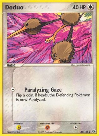 Doduo 45/106 - Emerald Reverse Holofoil