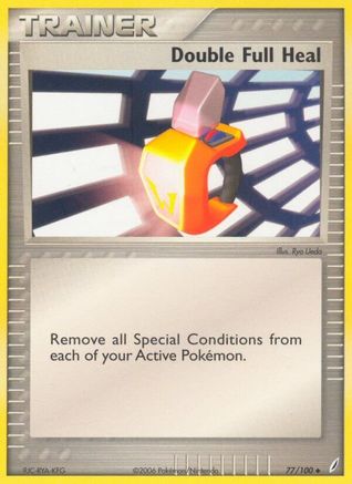 Double Full Heal - 077/100 - Crystal Guardians Reverse Holofoil