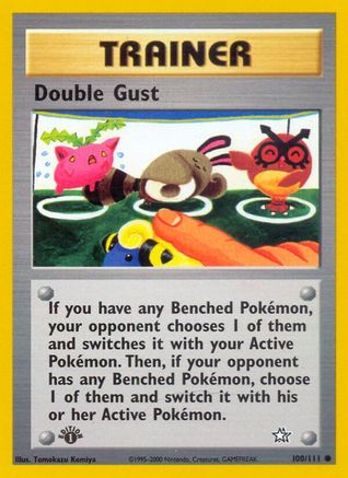 Double Gust 100/111 - Neo Genesis 1st Edition - Common