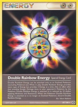 Double Rainbow Energy 087 - Emerald Normal - Rare