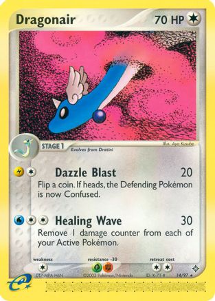 Dragonair 014/97 - Dragon Reverse Holofoil - Rare