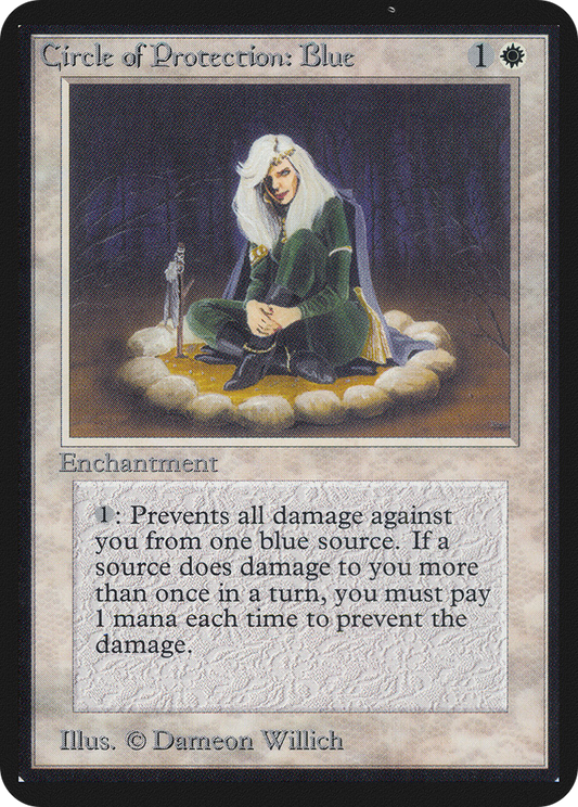 Circle of Protection: Blue (LEA-) - Limited Edition Alpha