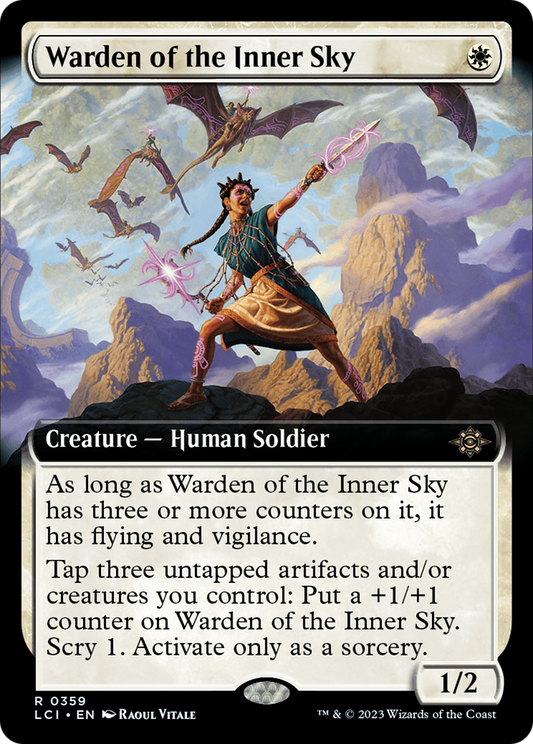 Warden of the Inner Sky (LCI-359) - The Lost Caverns of Ixalan: (Extended Art) Foil