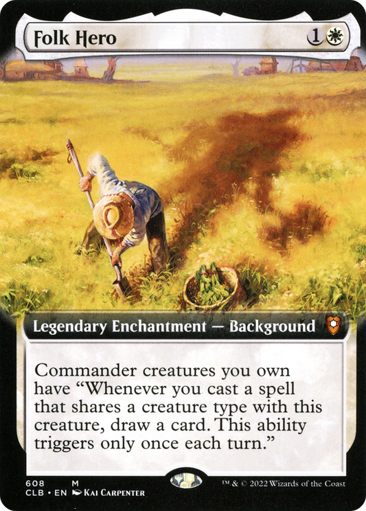 Folk Hero (CLB-608) - Commander Legends: Battle for Baldur's Gate: (Extended Art)