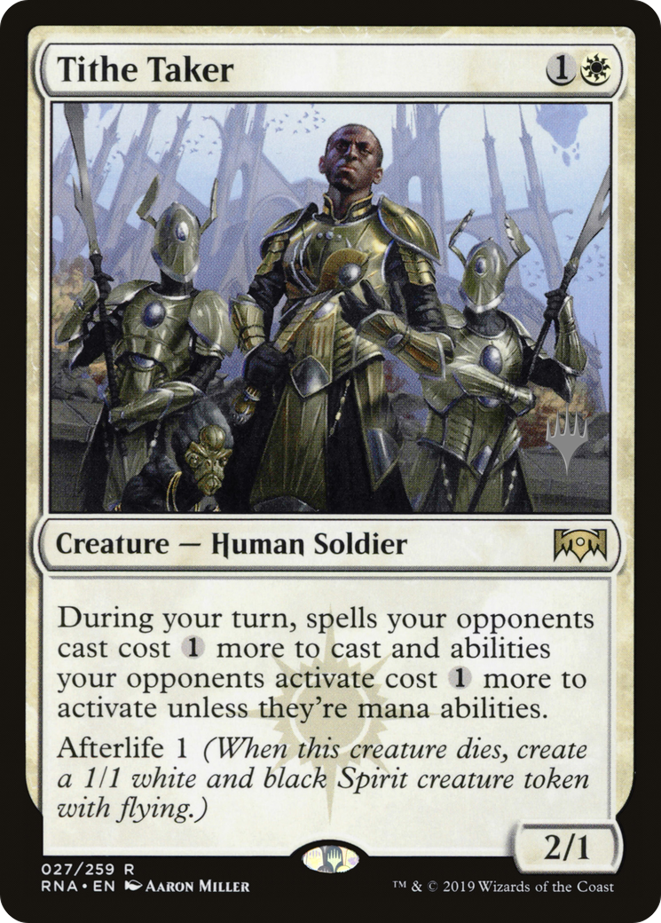 Tithe Taker (PRNA-27P) - Ravnica Allegiance Promos Foil