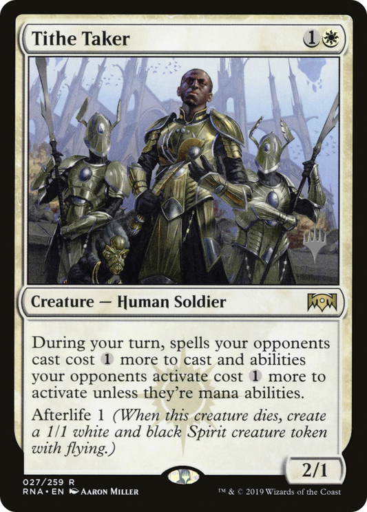 Tithe Taker (PRNA-27P) - Ravnica Allegiance Promos Foil