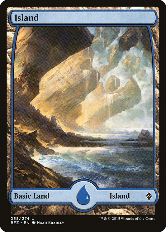 Island (BFZ-255) - Battle for Zendikar Foil