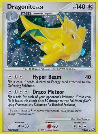 Dragonite (2/146) - Legends Awakened Reverse Holofoil - Holo Rare