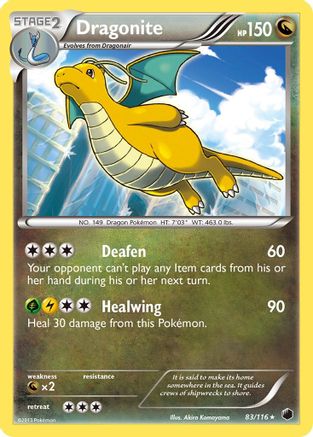 Dragonite (83/116) - Plasma Freeze Holofoil - Holo Rare