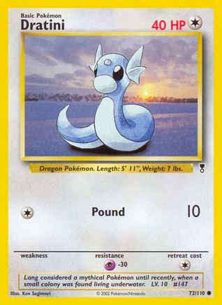 Dratini 072/110 - Legendary Collection Reverse Holofoil - Common