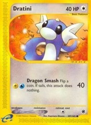 Dratini 107/165 - Expedition Base Set Reverse Holofoil