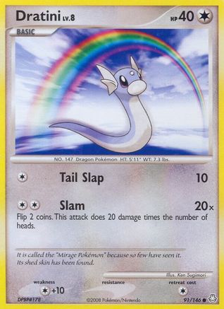 Dratini (91/146) - Legends Awakened Reverse Holofoil - Common