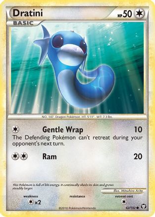 Dratini - 062/102 - Triumphant Reverse Holofoil