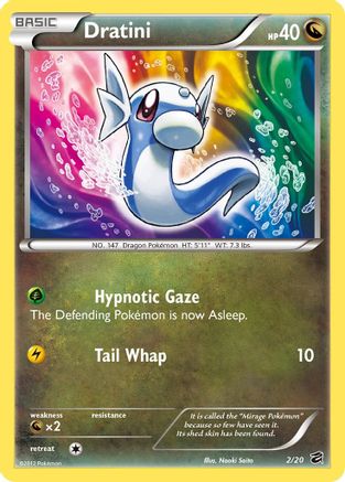 Dratini (2) 002/20 - Dragon Vault Holofoil - Holo Rare