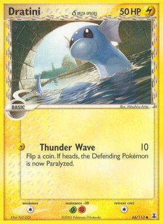 Dratini - 066/113 (Delta Species)  - Delta Species Reverse Holofoil