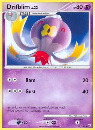 Drifblim 57/147 - Supreme Victors Reverse Holofoil