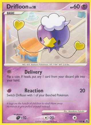Drifloon - 061/100 - Majestic Dawn Reverse Holofoil