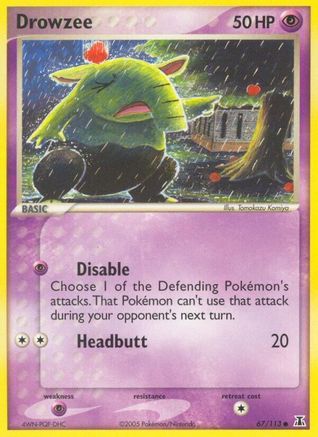 Drowzee - 067/113 - Delta Species Reverse Holofoil