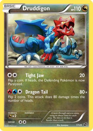 Druddigon 017/20 - Dragon Vault Holofoil - Holo Rare