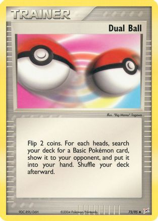 Dual Ball - 072/95 - Team Magma vs Team Aqua Reverse Holofoil