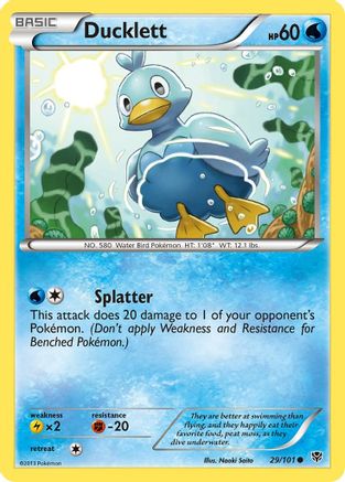 Ducklett (29/101) - Plasma Blast  - Common