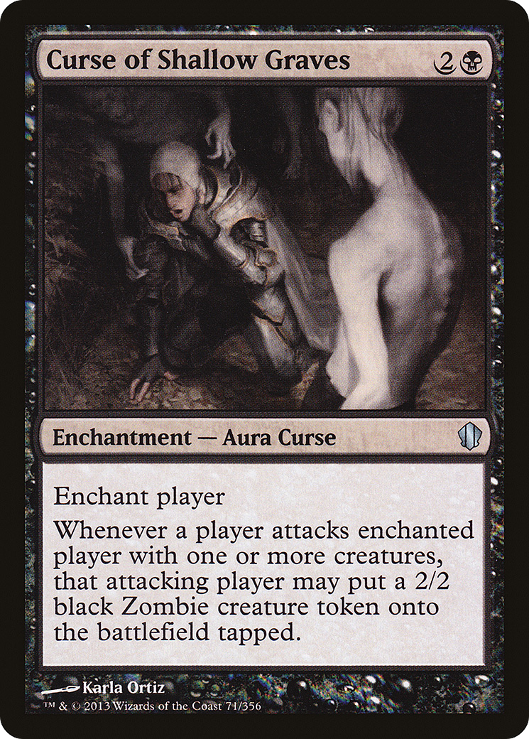 Curse of Shallow Graves (C13-071) - Commander 2013