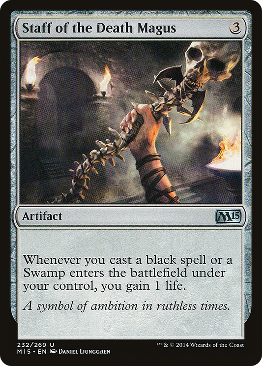 Staff of the Death Magus (M15-232) - Magic 2015