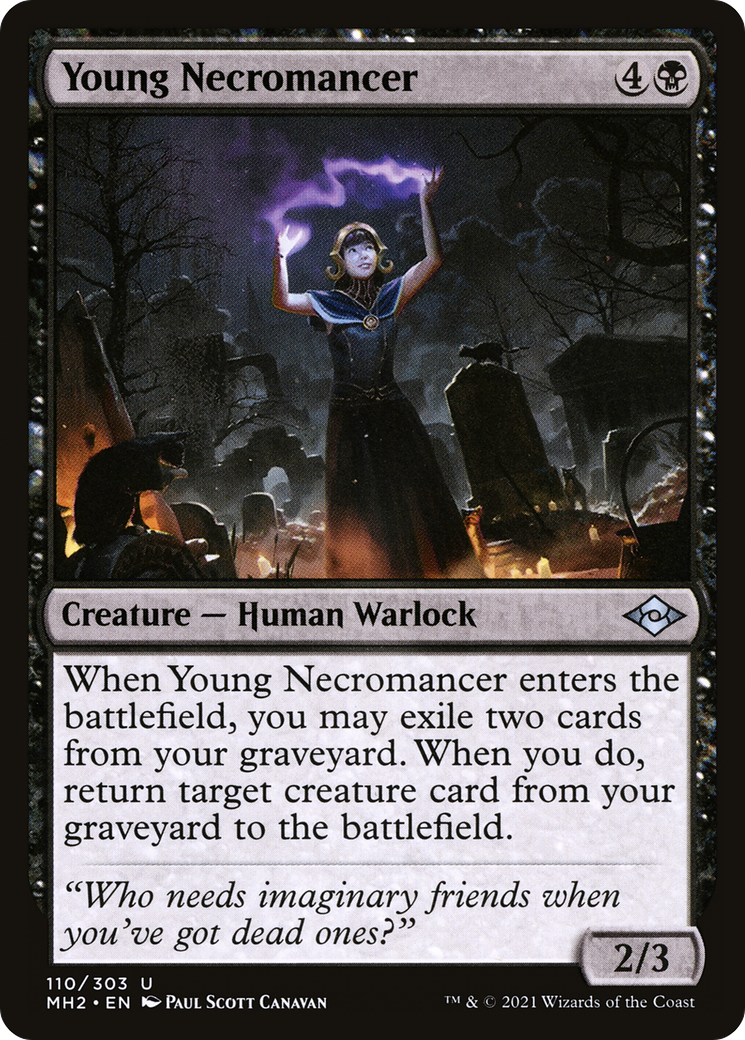 Young Necromancer (MH2-110) - Modern Horizons 2 Foil