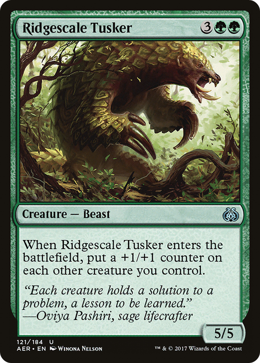 Ridgescale Tusker (AER-121) - Aether Revolt Foil