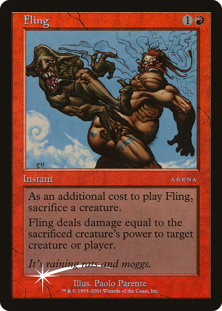 Fling (PAL01-006) - Arena League 2001 Foil