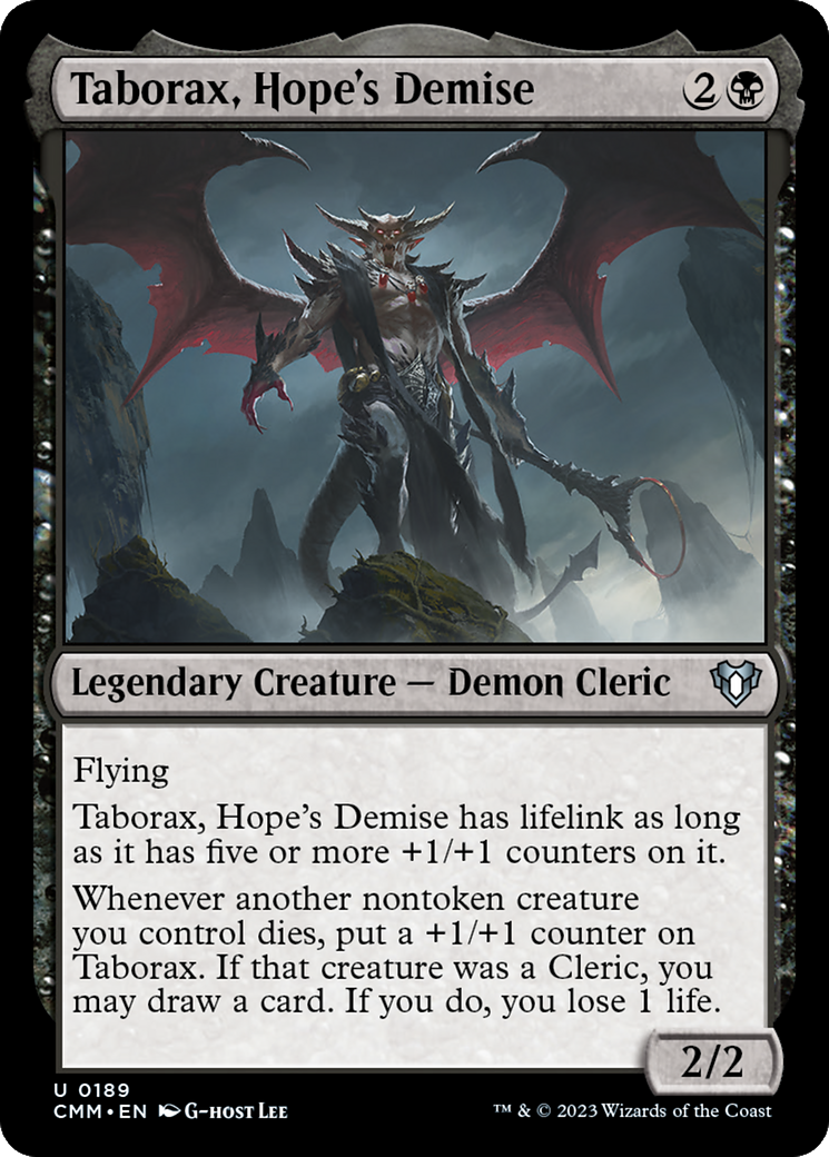 Taborax, Hope's Demise (CMM-189) - Commander Masters Foil