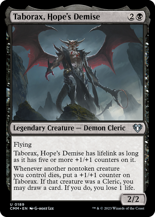 Taborax, Hope's Demise (CMM-189) - Commander Masters Foil