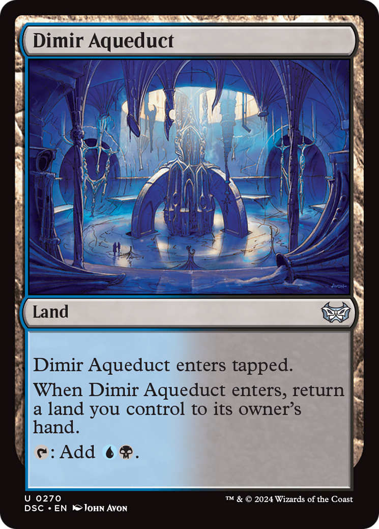 Dimir Aqueduct (DSC-270) - Duskmourn: House of Horror Commander