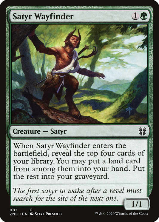 Satyr Wayfinder (ZNC-081) - Zendikar Rising Commander