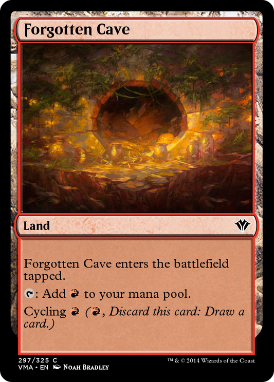 Forgotten Cave (VMA-297) - Vintage Masters Foil