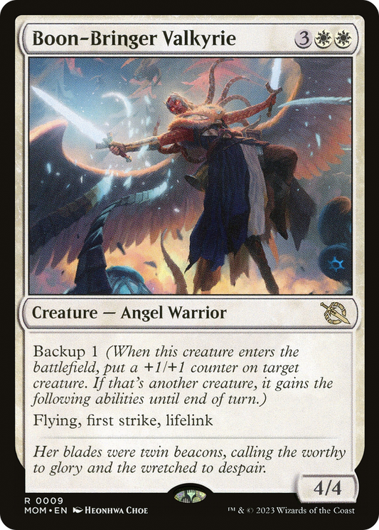 Boon-Bringer Valkyrie (MOM-009) - March of the Machine Foil
