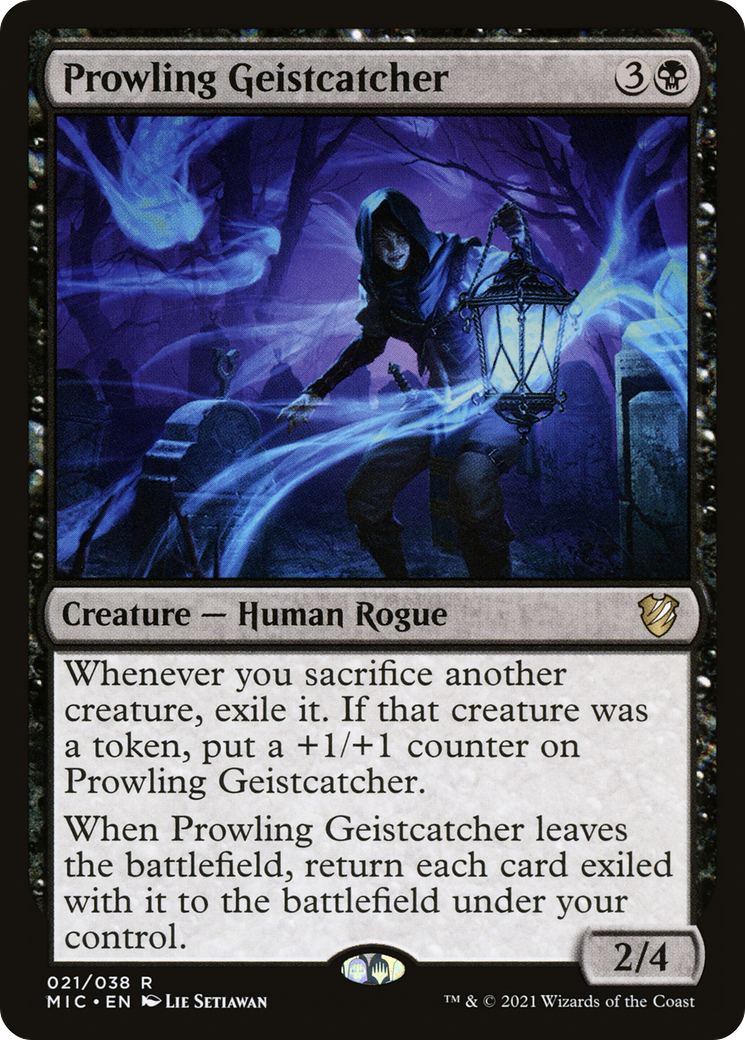 Prowling Geistcatcher (MIC-021) - Midnight Hunt Commander