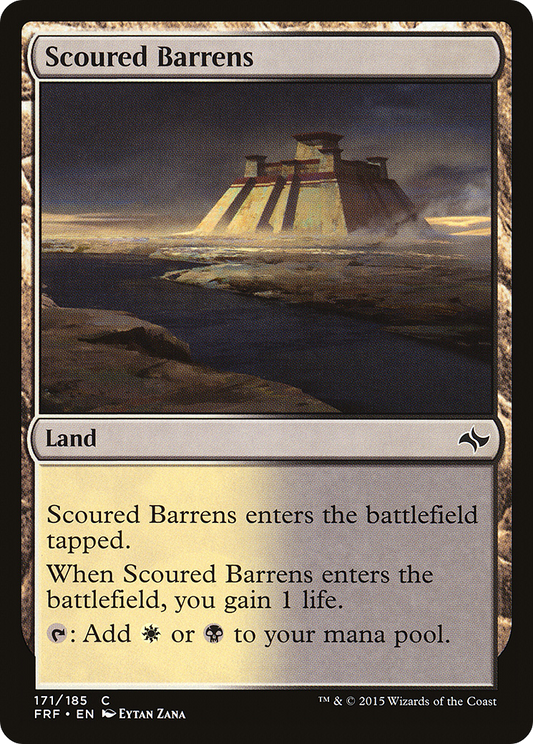 Scoured Barrens (FRF-171) - Fate Reforged Foil