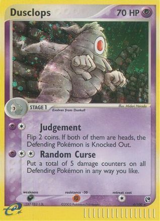 Dusclops 004 - Sandstorm Reverse Holofoil - Holo Rare