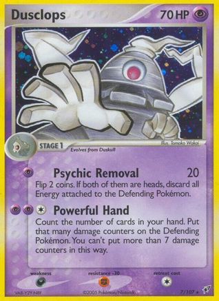Dusclops 007 - Deoxys Reverse Holofoil - Holo Rare