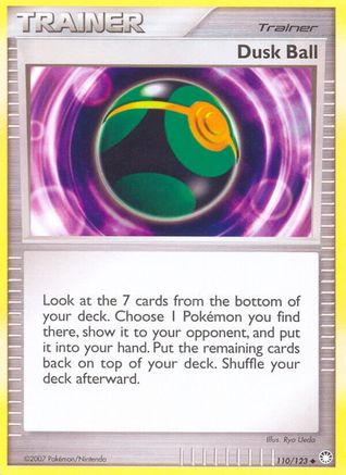 Dusk Ball (110/123) - Mysterious Treasures Reverse Holofoil - Uncommon