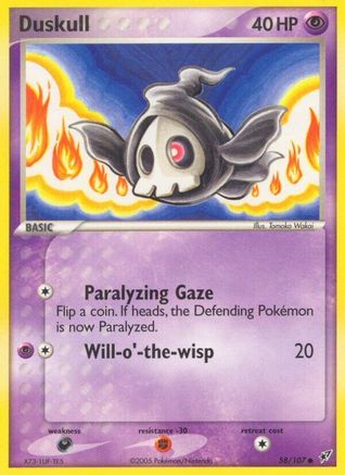 Duskull 058 - Deoxys Reverse Holofoil - Common