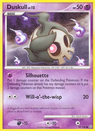 Duskull (59)  - Stormfront Reverse Holofoil