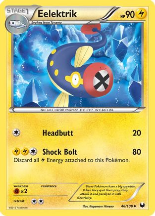 Eelektrik 046 - Dark Explorers Reverse Holofoil - Uncommon