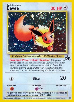 Eevee - 011/53 - WoTC Promo Holofoil