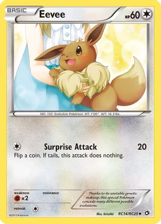 Eevee RC14/113 - Legendary Treasures Holofoil