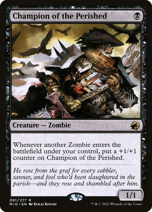 Champion of the Perished (PPMID-91P) - Innistrad: Midnight Hunt Promos (Promo Pack)