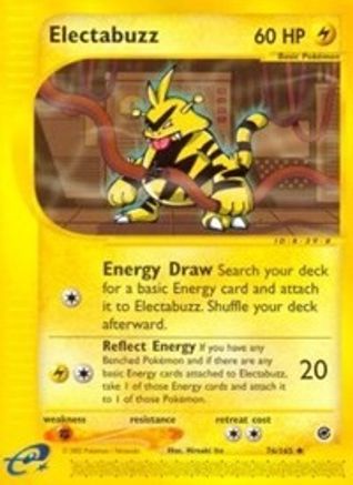 Electabuzz 076/165 - Expedition Reverse Holofoil - Uncommon