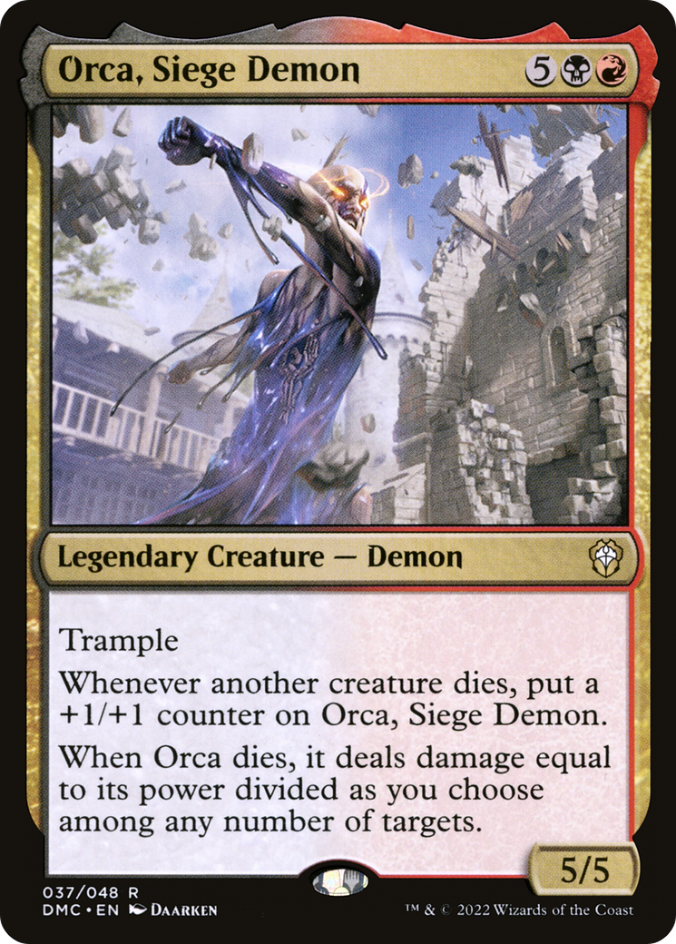 Orca, Siege Demon (DMC-037) - Dominaria United Commander