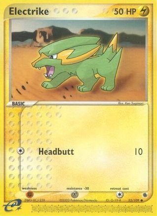 Electrike 052/109 - Ruby and Sapphire Reverse Holofoil - Common